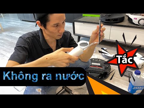Cách sửa lỗi robot hút bụi lau nhà không ra nước, tắc van, chết máy bơm: dễ như ăn cháo