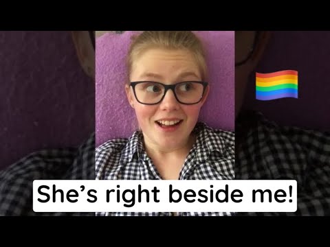 Sleepovers as a young lesbian... #shorts || Xanthe van der Gulik