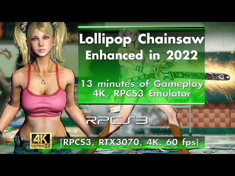 Lollipop Chainsaw Enhanced in 2022 - 13 Minutes Gameplay, [RPCS3, Core i9, RTX3070, 4K, 60 fps]