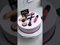 How to make mecup kit cake #make up theme cake #sweetcake #meloncake #rollcake #cakedecorating 👌🏻