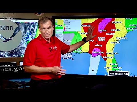Afternoon update on Hurricane Helene from the NHC in Miami, FL (September 25, 2024)