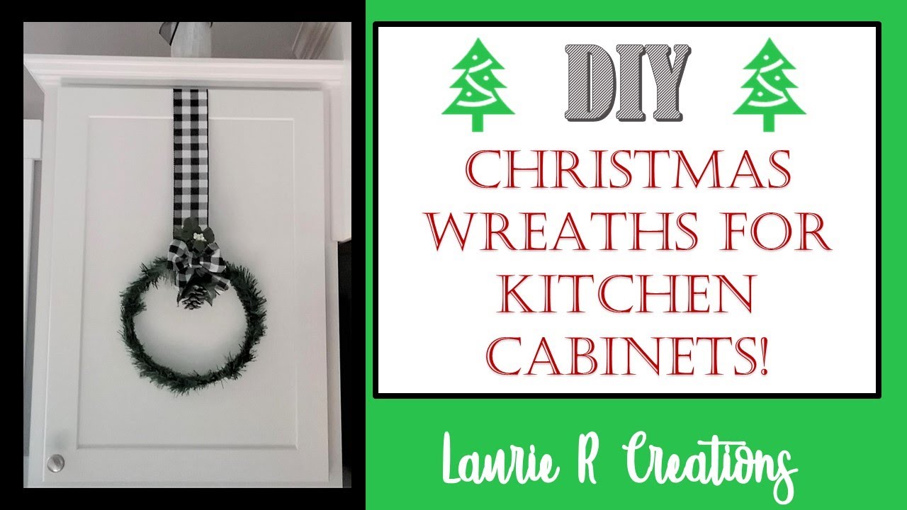 DIY Christmas Wreaths for the kitchen 