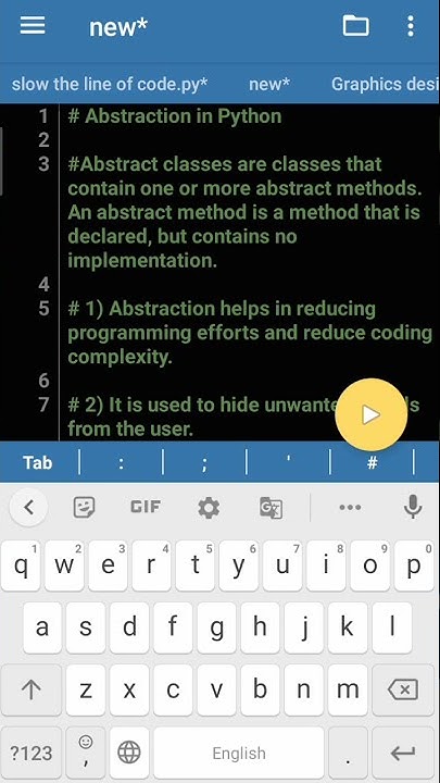 Abstraction in Python | How to use abstraction in python | Part-1 - YouTube