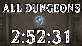 Tears of the Kingdom All Dungeons Speedrun in 2:52:31