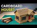 Man Build Cardboard DIY House in 900 Hours | From Start to Finish by@Imahminiatur DIY Builds