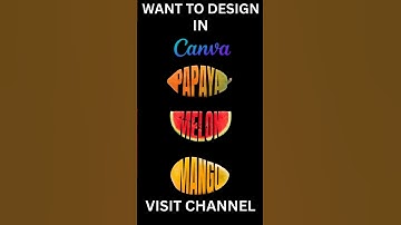 Typography Design Tutorial in Canva #canvatutorial #canvadesign #typography