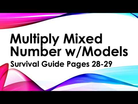 Multiplying Mixed Numbers with Models