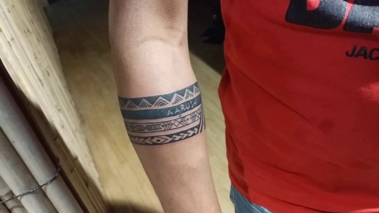 Latest Armband tattoo by me | Armband tattoo design | Forearm band ...