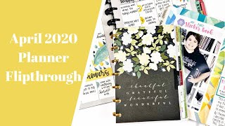 April 2020 Planner Flipthrough