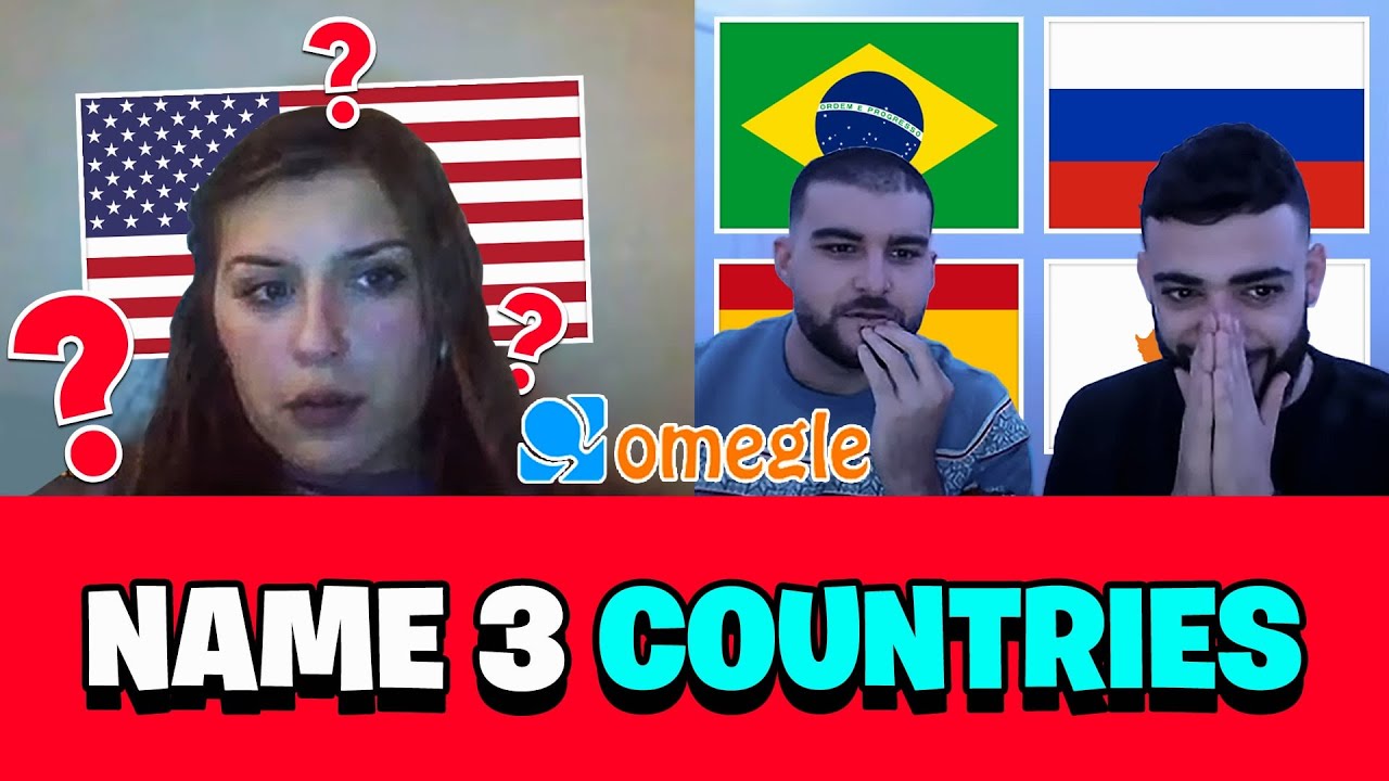"NAME 3 COUNTRIES..." 😳  | OMEGLE ADVENTURES