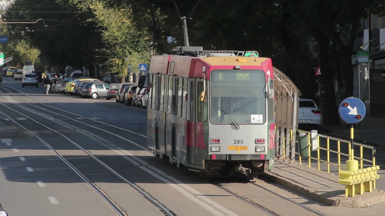 Trams in Iasi / Tramvaie in Iasi 🚋🚋 | M6D | M8C [Tram Spotting 2021]