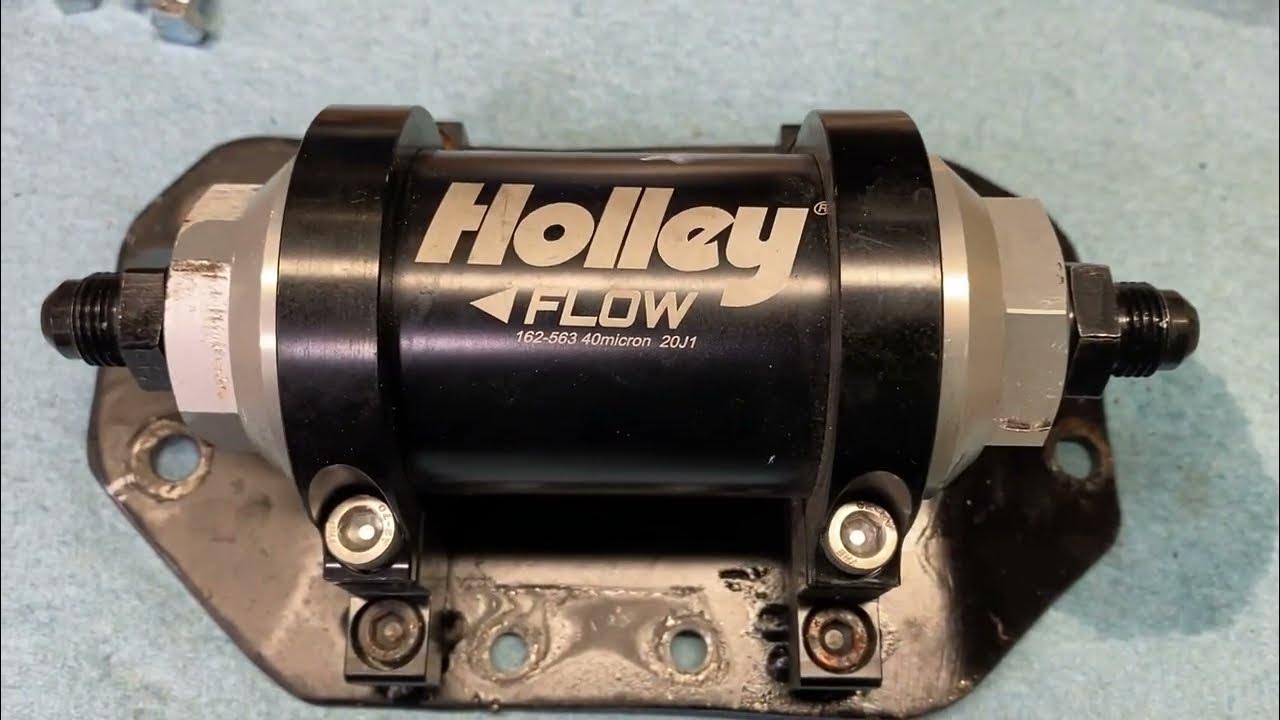 Holley fuel filter replacement YouTube