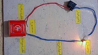 تركيب دارة كهربائية بسيطة :  فضاء النشاط العلمي لمستوى الرابع إبتدائي