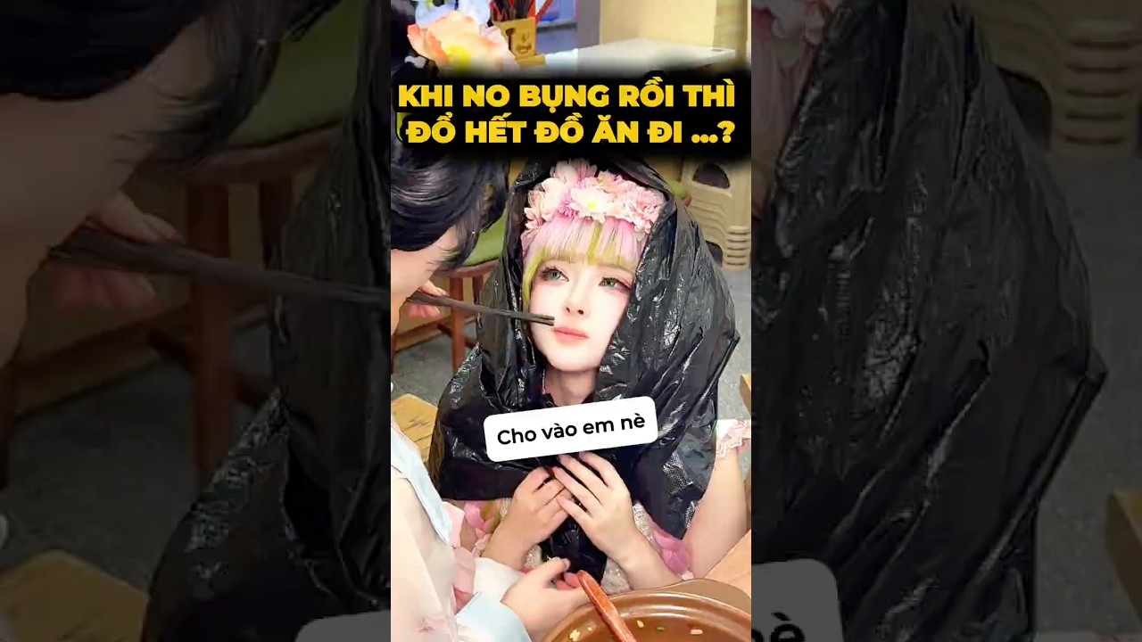 Đồ ăn thừa thì nên bỏ rác?🤔- Cô gái túi rác Mitsuri#cosplay #shorts #minnacosplay