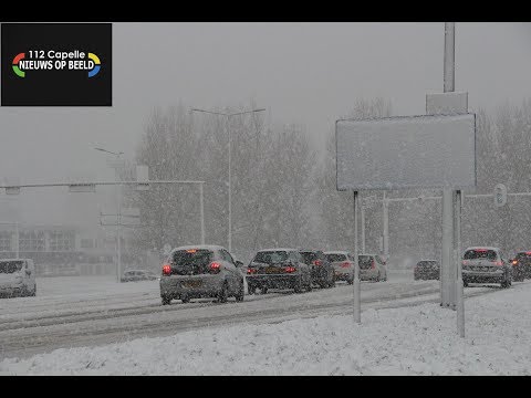 #Sneeuw in #Capelle aan den IJssel 10 december 2017 #codeoranje