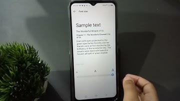 how to increase font size infinix smart 6