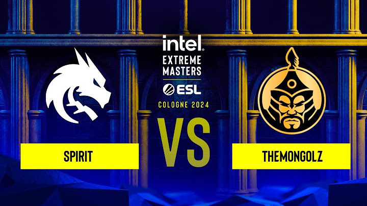 Spirit vs. TheMongolz - IEM Cologne 2024 - Group A