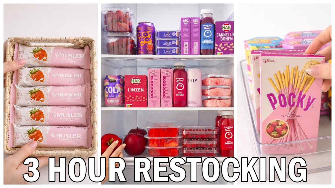 3 Hours of Satisfying Restocking ASMR | Aesthetic & Relaxing Restocking ...