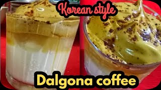 DALGONA COFFEE | Trending KOREAN recipe | how to make DALGONA COFFEE at home | quarantine time.