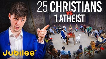 1 Atheist vs 25 Christians (feat. Alex O