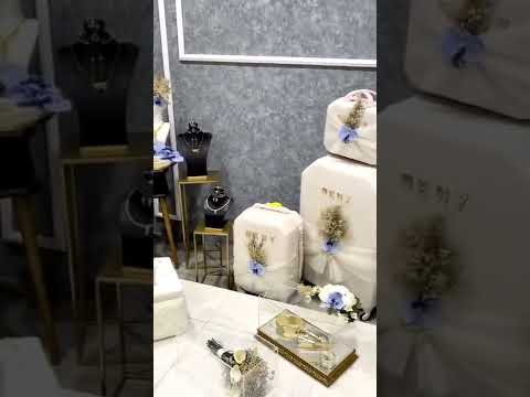أفخم حقائب جهاز وأجمل فستان عروس 
