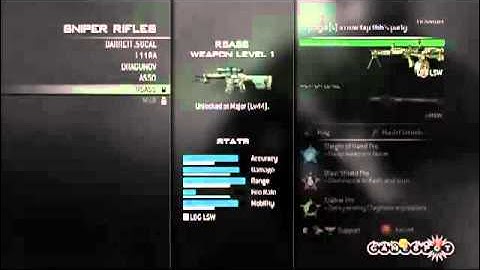 MW3 Create a Class Menu