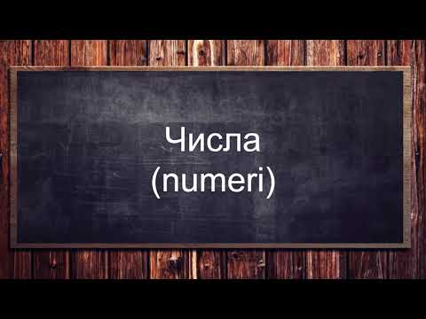 Итальянский язык уровень А1-А2. Числа