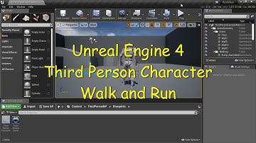 UE4 - Third Person Character Walk and Run