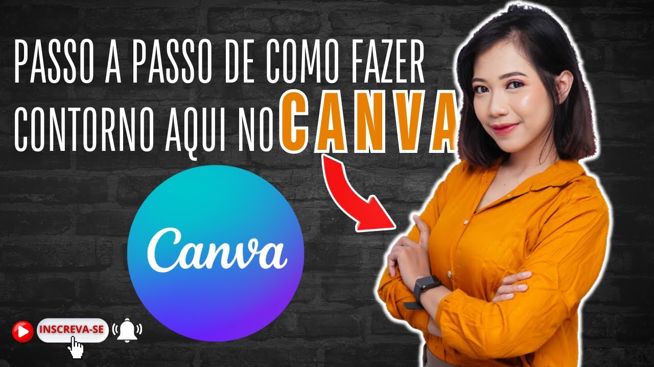 COMO FAZER CONTORNO NAS TUAS ARTES DO ZERO NO CANVA #canva #canvagratis ...