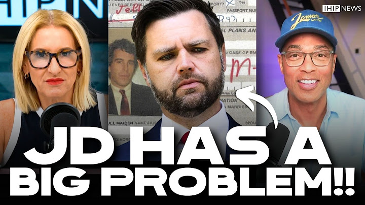 IHIP News: JD Vance's SILENCE on Trump Team CATASTROPHE Is Telling!! With Don Lemon