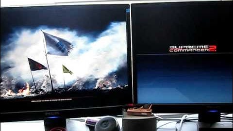 supreme commander on dule screens!!