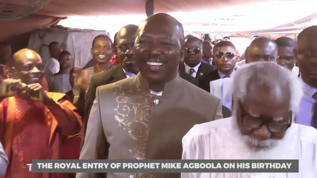 THE ROYAL ENTRY OF PROPHET MIKE AGBOOLA ON HIS BIRTHDAY ON SUNDAY 7TH JANUARY 2024