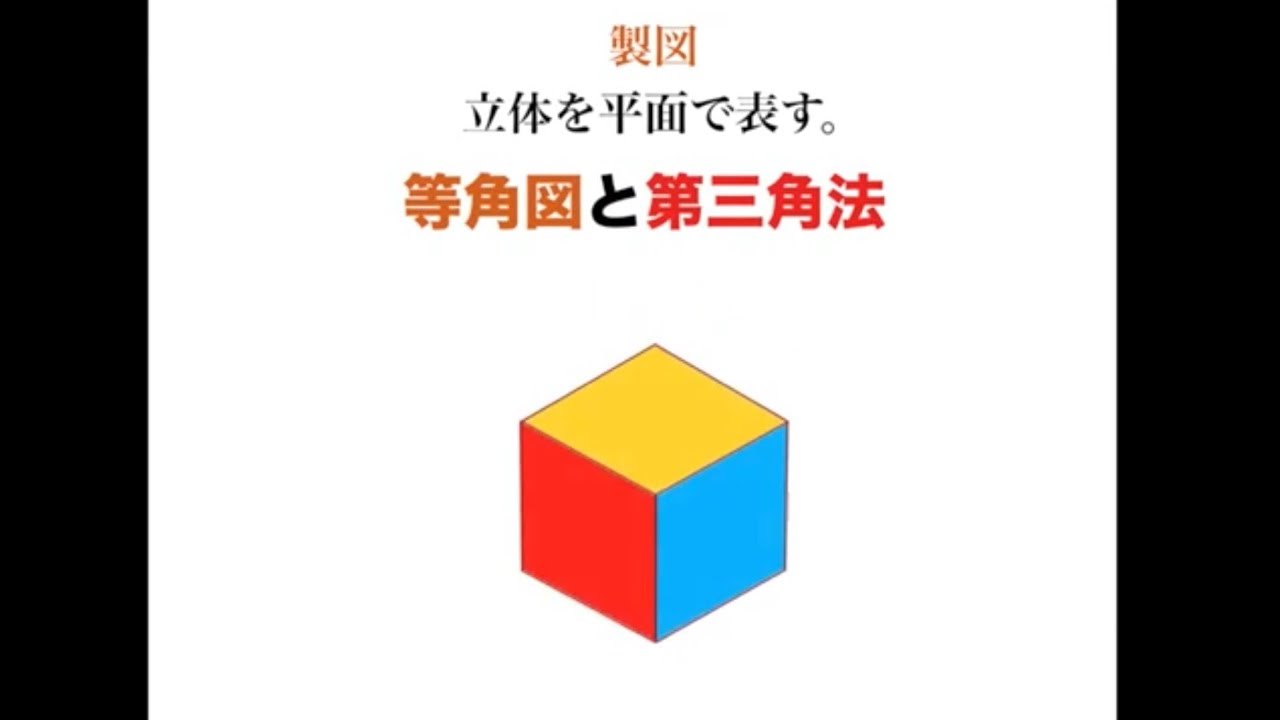 等角図と第三角法 Youtube