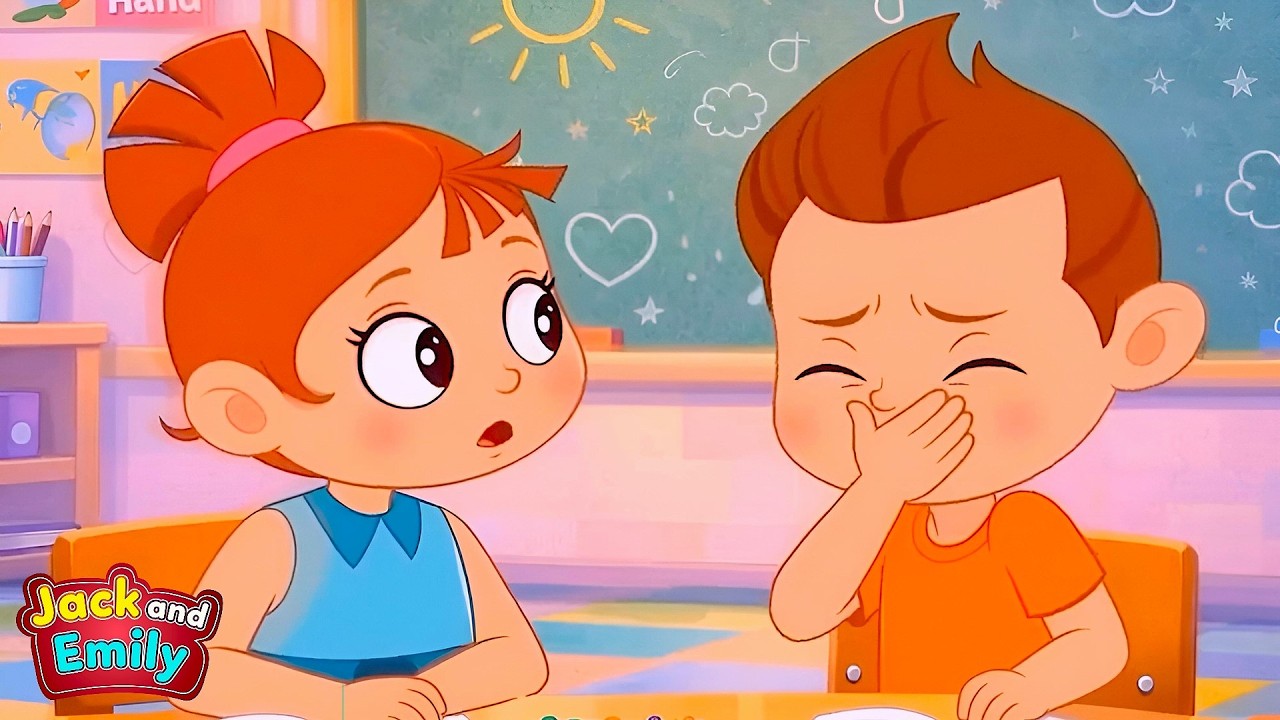 Cover Your Mouth | Jack & Emily Educational Show For Kids | Fun