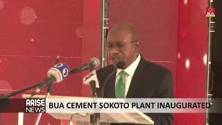 BUA CEMENT SOKOTO PLANT INAUGURATED - ARISE NEWS REPORT