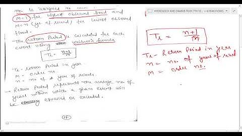 UNIT HYDROGRAPH METHOD, ESTIMATION OF DESIGN FLOOD FOR A PARTICULAR RETURN PERIOD(CH-4 PART 4)