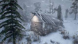 BRUTAL ALASKAN WINTER with EXTREME COLD and blizzard for sleeping.  STRONG WINTER STORM 2025 #asmr