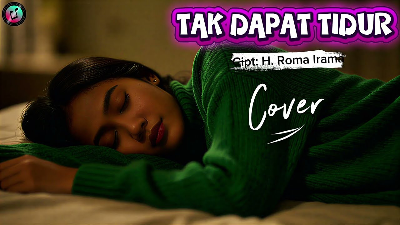 TAK DAPAT TIDUR _ H.Roma Irama _ ( Lirik ) _ Cover AIdoet Music