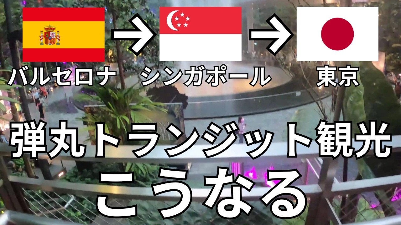 【シンガポール航空】ヨーロッパ便で弾丸トランジット観光をすると心身共に限界突破する件