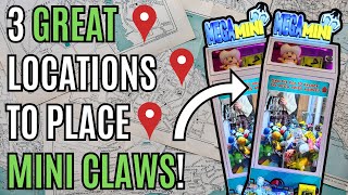 Our 3 favorite MINI CLAW locations!  | Let's Talk Vending #17 | Tinker's Toy & Hobby