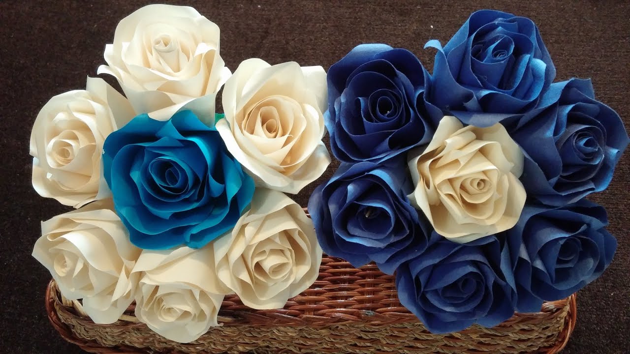 paper roses bouquet youtube paper flower boquet