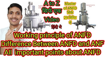 ANFD I Agitated Nutsche Filter and Dryer l ANFD & ANF l Working 2025 @Dipak Kumbhar @Rasayan Classes
