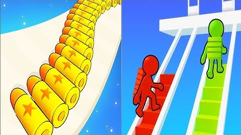 "Bullet Stack Run vs Bridge Race | Epic Runner Challenge!"