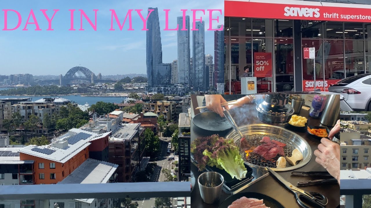 Day in my life - KBBQ, thrifting + haul