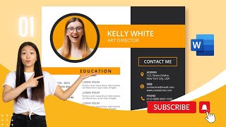 Resume Making In Ms Word.