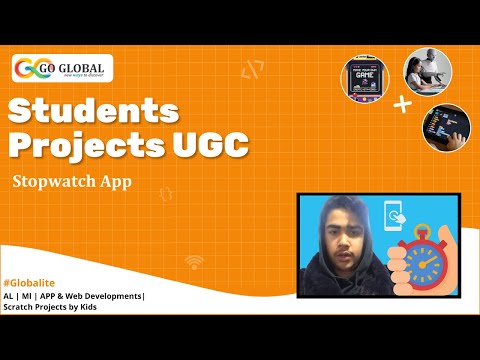 MIT App Inventor : How to Make Stopwatch App | Coding Idea #globalite