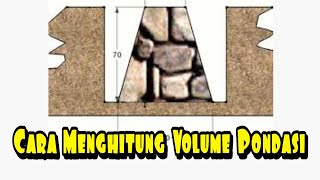 Cara Menghitung Volume Pondasi Cara Menghitung Volume Pondasi