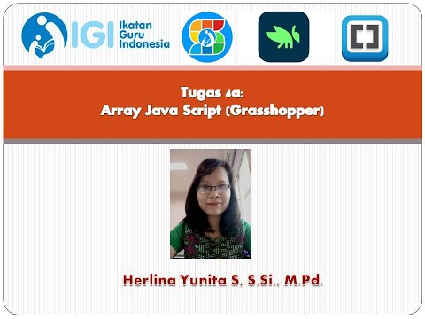 Tugas 4a Coding: Array Java Script (Grasshopper)
