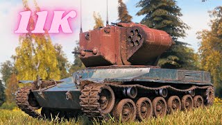 B-C CS 59  Arty Overwhelming Fire 11K Damage  World of Tanks Gameplay (4K)