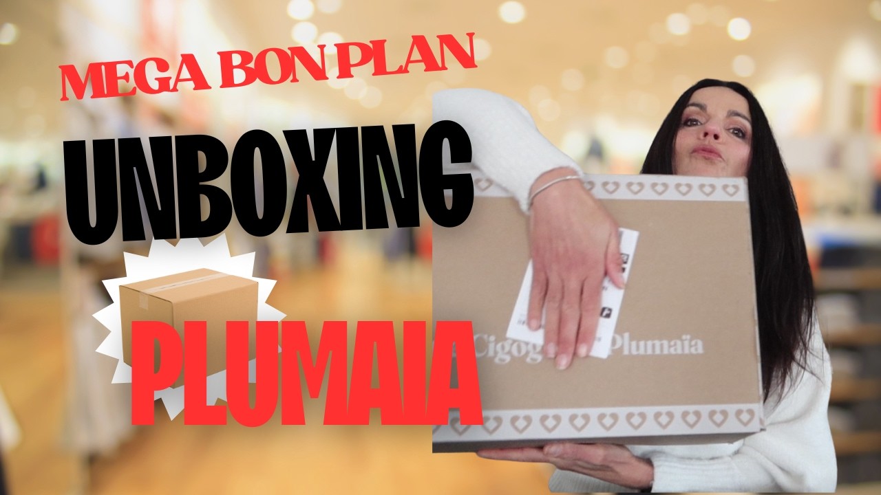MEGA BON PLAN !!! 30 Euros offerts!!!! Unboxing box little cigogne by Plumaia